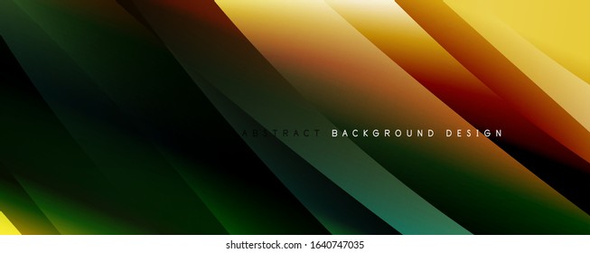 Trendy simple fluid color gradient abstract background with dynamic wave line effect. Vector Illustration For Wallpaper, Banner, Background, Card, Book Illustration, landing page