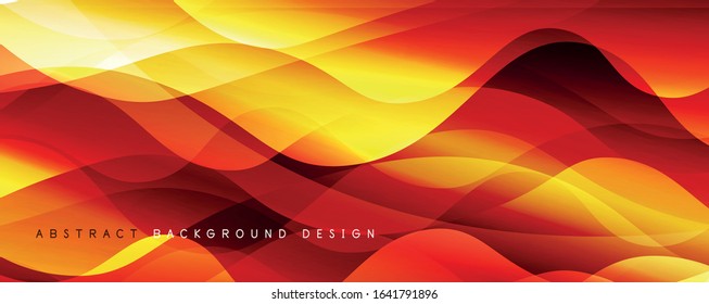 Trendy simple fluid color gradient abstract background with dynamic wave line effect. Vector Illustration For Wallpaper, Banner, Background, Card, Book Illustration, landing page
