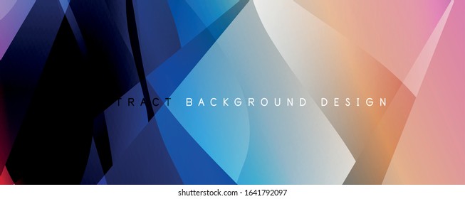 Trendy, einfache Farbverlauf-Abstrakte Hintergrund mit dynamischem Wellenlinieneffekt. Vektorgrafik für Bildschirmhintergründe, Banner, Hintergrund, Karte, Buchillustration, Landing-Page