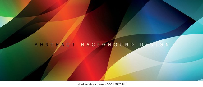 Trendy simple fluid color gradient abstract background with dynamic wave line effect. Vector Illustration For Wallpaper, Banner, Background, Card, Book Illustration, landing page