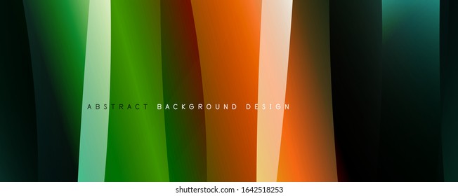 Trendy simple fluid color gradient abstract background with dynamic wave line effect. Vector Illustration For Wallpaper, Banner, Background, Card, Book Illustration, landing page