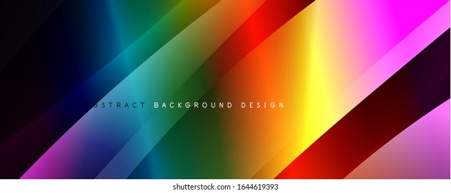 Fondo abstracto de color simple y moderno con efecto de línea de onda dinámica. Ilustración vectorial para papel tapiz, pancarta, fondo, tarjeta, ilustración del libro, página de inicio