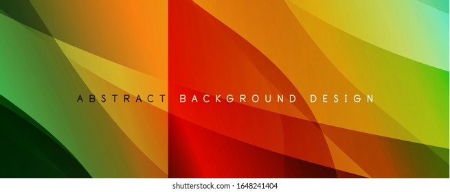 Trendy simple fluid color gradient abstract background with dynamic wave line effect. Vector Illustration For Wallpaper, Banner, Background, Card, Book Illustration, landing page