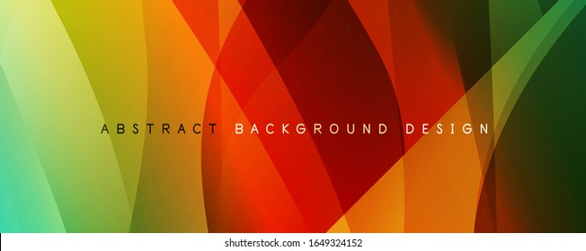 Fondo abstracto de color simple y moderno con efecto de línea de onda dinámica. Ilustración vectorial para papel tapiz, pancarta, fondo, tarjeta, ilustración del libro, página de inicio