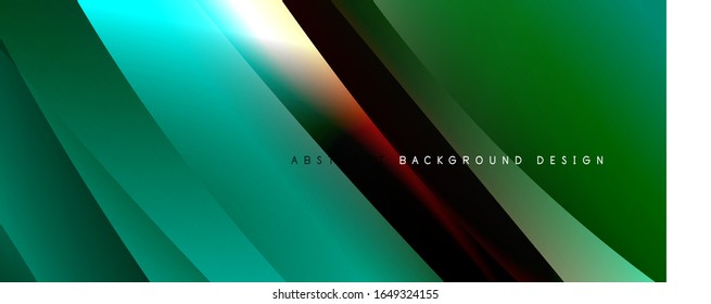 Trendy simple fluid color gradient abstract background with dynamic wave line effect. Vector Illustration For Wallpaper, Banner, Background, Card, Book Illustration, landing page