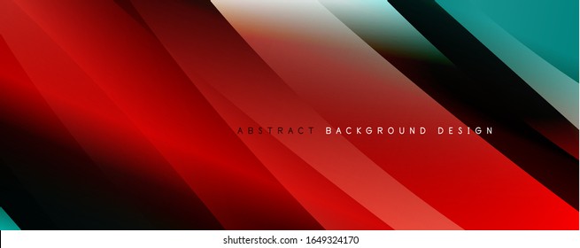 Fondo abstracto de color simple y moderno con efecto de línea de onda dinámica. Ilustración vectorial para papel tapiz, pancarta, fondo, tarjeta, ilustración del libro, página de inicio