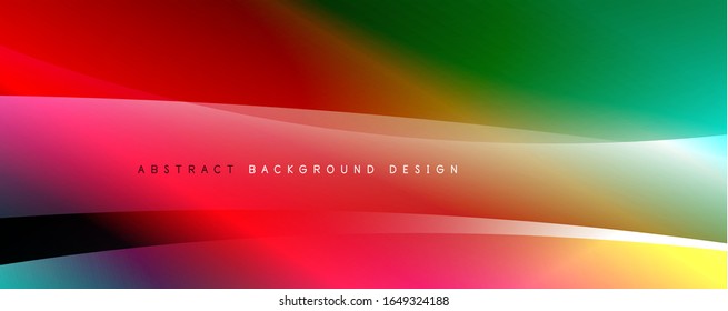 Trendy simple fluid color gradient abstract background with dynamic wave line effect. Vector Illustration For Wallpaper, Banner, Background, Card, Book Illustration, landing page