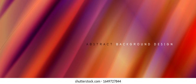 Trendy simple fluid color gradient abstract background with dynamic wave line effect. Vector Illustration For Wallpaper, Banner, Background, Card, Book Illustration, landing page