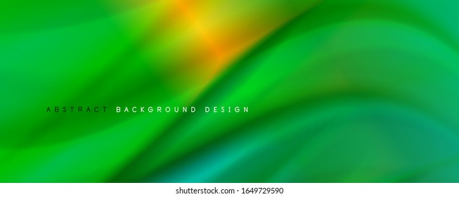 Trendy simple fluid color gradient abstract background with dynamic wave line effect. Vector Illustration For Wallpaper, Banner, Background, Card, Book Illustration, landing page