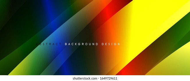 Trendy simple fluid color gradient abstract background with dynamic wave line effect. Vector Illustration For Wallpaper, Banner, Background, Card, Book Illustration, landing page