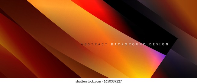 Fondo abstracto de color simple y moderno con efecto de línea de onda dinámica. Ilustración vectorial para papel tapiz, pancarta, fondo, tarjeta, ilustración del libro, página de inicio