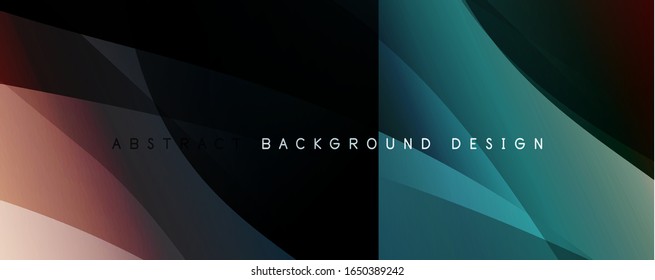 Trendy simple fluid color gradient abstract background with dynamic wave line effect. Vector Illustration For Wallpaper, Banner, Background, Card, Book Illustration, landing page