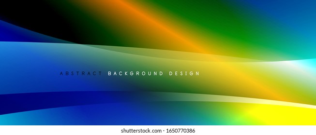 Trendy simple fluid color gradient abstract background with dynamic wave line effect. Vector Illustration For Wallpaper, Banner, Background, Card, Book Illustration, landing page