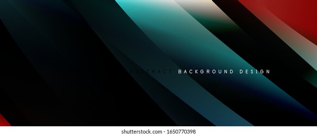 Trendy simple fluid color gradient abstract background with dynamic wave line effect. Vector Illustration For Wallpaper, Banner, Background, Card, Book Illustration, landing page