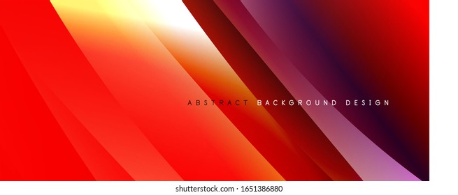 Trendy simple fluid color gradient abstract background with dynamic wave line effect. Vector Illustration For Wallpaper, Banner, Background, Card, Book Illustration, landing page