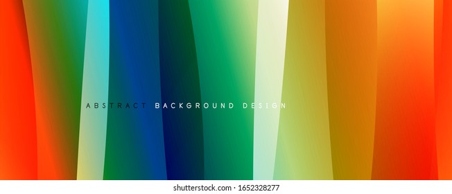 Fondo abstracto de color simple y moderno con efecto de línea de onda dinámica. Ilustración vectorial para papel tapiz, pancarta, fondo, tarjeta, ilustración del libro, página de inicio