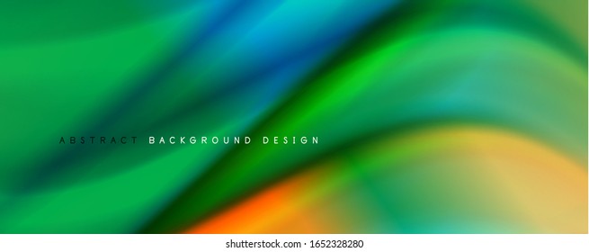 Trendy simple fluid color gradient abstract background with dynamic wave line effect. Vector Illustration For Wallpaper, Banner, Background, Card, Book Illustration, landing page