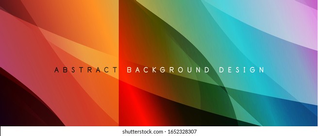 Trendy simple fluid color gradient abstract background with dynamic wave line effect. Vector Illustration For Wallpaper, Banner, Background, Card, Book Illustration, landing page