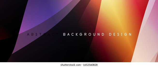 Fondo abstracto de color simple y moderno con efecto de línea de onda dinámica. Ilustración vectorial para papel tapiz, pancarta, fondo, tarjeta, ilustración del libro, página de inicio