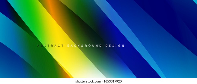 Trendy simple fluid color gradient abstract background with dynamic wave line effect. Vector Illustration For Wallpaper, Banner, Background, Card, Book Illustration, landing page