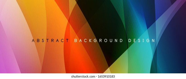 Trendy simple fluid color gradient abstract background with dynamic wave line effect. Vector Illustration For Wallpaper, Banner, Background, Card, Book Illustration, landing page