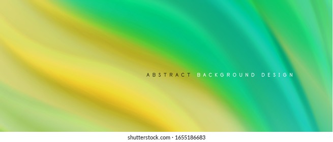 Trendy simple fluid color gradient abstract background with dynamic wave line effect. Vector Illustration For Wallpaper, Banner, Background, Card, Book Illustration, landing page