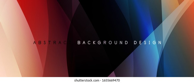 Trendy, einfache Farbverlauf-Abstrakte Hintergrund mit dynamischem Wellenlinieneffekt. Vektorillustration-Illustration für Bildschirmhintergrund, Banner, Hintergrund, Karte, Buchillustration, Landungsseite