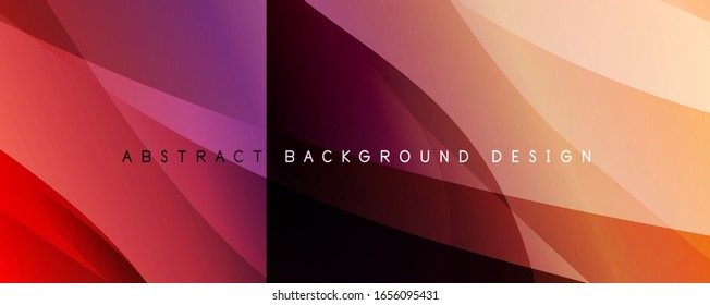 Trendy simple fluid color gradient abstract background with dynamic wave line effect. Vector Illustration For Wallpaper, Banner, Background, Card, Book Illustration, landing page