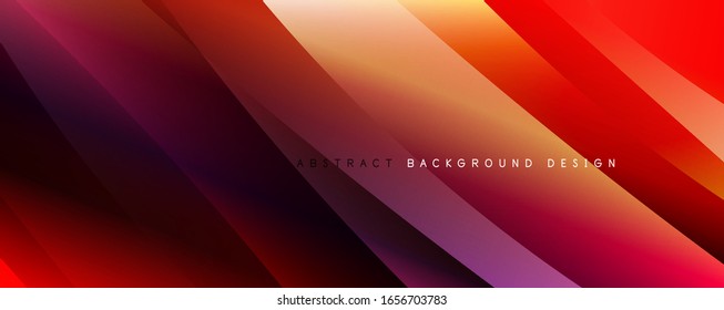 Trendy simple fluid color gradient abstract background with dynamic wave line effect. Vector Illustration For Wallpaper, Banner, Background, Card, Book Illustration, landing page