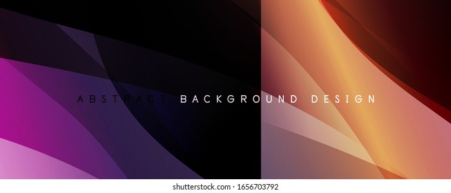 Trendy simple fluid color gradient abstract background with dynamic wave line effect. Vector Illustration For Wallpaper, Banner, Background, Card, Book Illustration, landing page