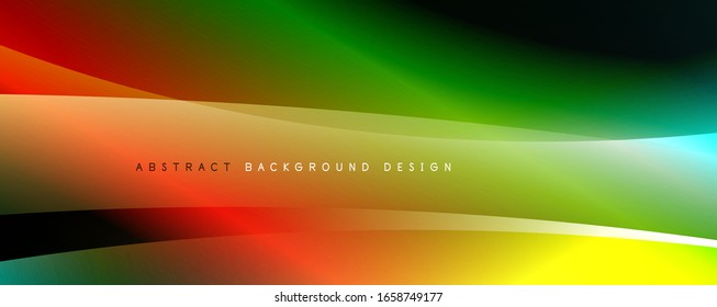 Trendy simple fluid color gradient abstract background with dynamic wave line effect. Vector Illustration For Wallpaper, Banner, Background, Card, Book Illustration, landing page