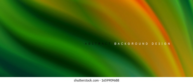 Trendy simple fluid color gradient abstract background with dynamic wave line effect. Vector Illustration For Wallpaper, Banner, Background, Card, Book Illustration, landing page