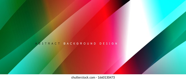 Fondo abstracto de color simple y moderno con efecto de línea de onda dinámica. Ilustración vectorial para papel tapiz, pancarta, fondo, tarjeta, ilustración del libro, página de inicio