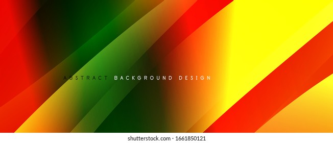 Fondo abstracto de color simple y moderno con efecto de línea de onda dinámica. Ilustración vectorial para papel tapiz, pancarta, fondo, tarjeta, ilustración del libro, página de inicio