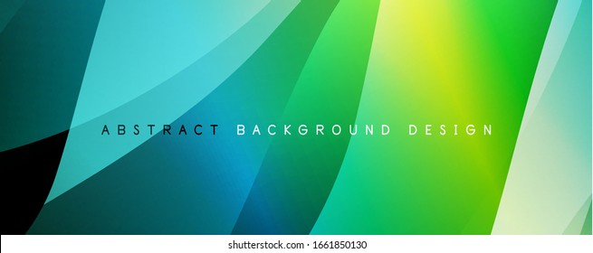 Trendy simple fluid color gradient abstract background with dynamic wave line effect. Vector Illustration For Wallpaper, Banner, Background, Card, Book Illustration, landing page