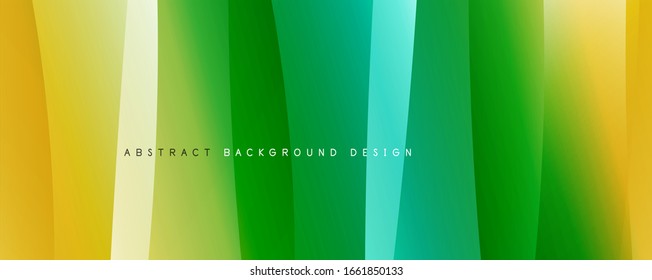 Trendy simple fluid color gradient abstract background with dynamic wave line effect. Vector Illustration For Wallpaper, Banner, Background, Card, Book Illustration, landing page