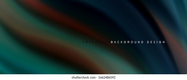 Trendy simple fluid color gradient abstract background with dynamic wave line effect. Vector Illustration For Wallpaper, Banner, Background, Card, Book Illustration, landing page
