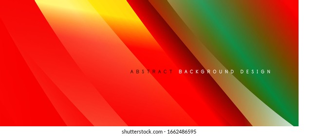 Trendy simple fluid color gradient abstract background with dynamic wave line effect. Vector Illustration For Wallpaper, Banner, Background, Card, Book Illustration, landing page