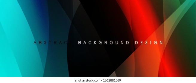 Trendy simple fluid color gradient abstract background with dynamic wave line effect. Vector Illustration For Wallpaper, Banner, Background, Card, Book Illustration, landing page