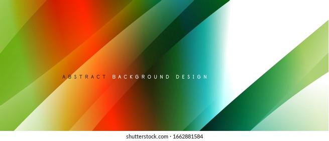Fondo abstracto de color simple y moderno con efecto de línea de onda dinámica. Ilustración vectorial para papel tapiz, pancarta, fondo, tarjeta, ilustración del libro, página de inicio