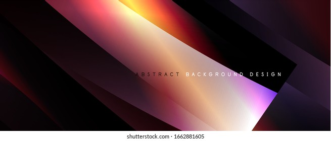 Fondo abstracto de color simple y moderno con efecto de línea de onda dinámica. Ilustración vectorial para papel tapiz, pancarta, fondo, tarjeta, ilustración del libro, página de inicio