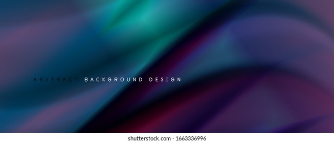 Fondo abstracto de color simple y moderno con efecto de línea de onda dinámica. Ilustración vectorial para papel tapiz, pancarta, fondo, tarjeta, ilustración del libro, página de inicio