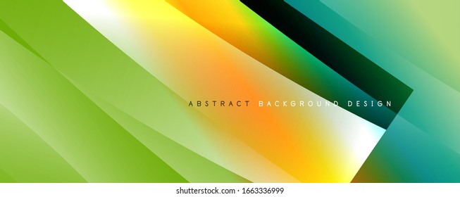 Trendy simple fluid color gradient abstract background with dynamic wave line effect. Vector Illustration For Wallpaper, Banner, Background, Card, Book Illustration, landing page