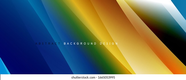 Fondo abstracto de color simple y moderno con efecto de línea de onda dinámica. Ilustración vectorial para papel tapiz, pancarta, fondo, tarjeta, ilustración del libro, página de inicio