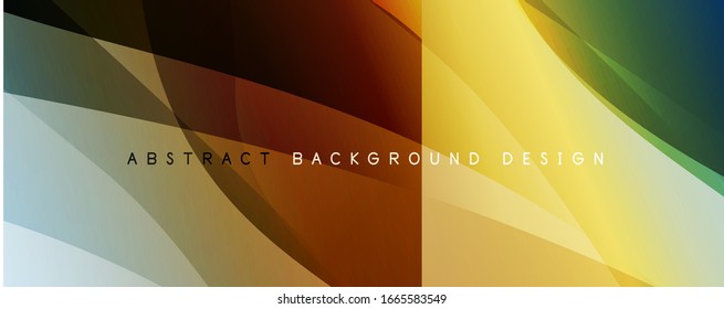 Fondo abstracto de color simple y moderno con efecto de línea de onda dinámica. Ilustración vectorial para papel tapiz, pancarta, fondo, tarjeta, ilustración del libro, página de inicio