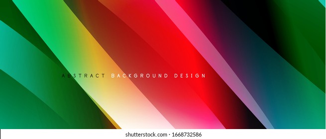 Fondo abstracto de color simple y moderno con efecto de línea de onda dinámica. Ilustración vectorial para papel tapiz, pancarta, fondo, tarjeta, ilustración del libro, página de inicio