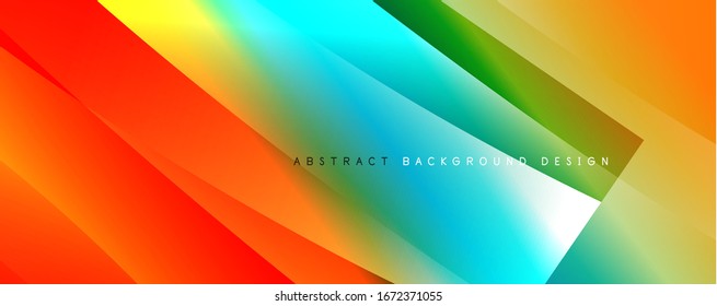 Trendy simple fluid color gradient abstract background with dynamic wave line effect. Vector Illustration For Wallpaper, Banner, Background, Card, Book Illustration, landing page