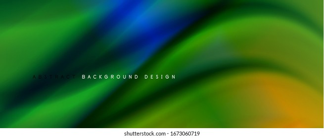 Trendy simple fluid color gradient abstract background with dynamic wave line effect. Vector Illustration For Wallpaper, Banner, Background, Card, Book Illustration, landing page