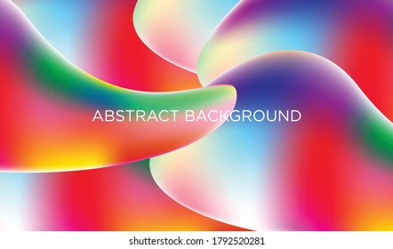 Trendy simple fluid color gradient abstract background with dynamic wave line effect. Vector Illustration For Wallpaper, Banner, Background, Card, Book Illustration, landing page, art