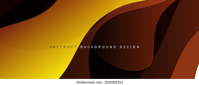 Fondo abstracto del degradado de color del fluido simple y moderno con efecto de línea de onda dinámica. Ilustración vectorial para fondo de escritorio, pancarta, fondo, tarjeta, ilustración del libro, página de inicio